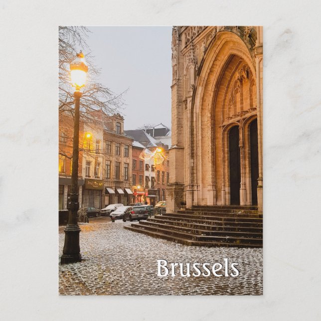 Brussels Belgium Sablon photo Postcard (Front)