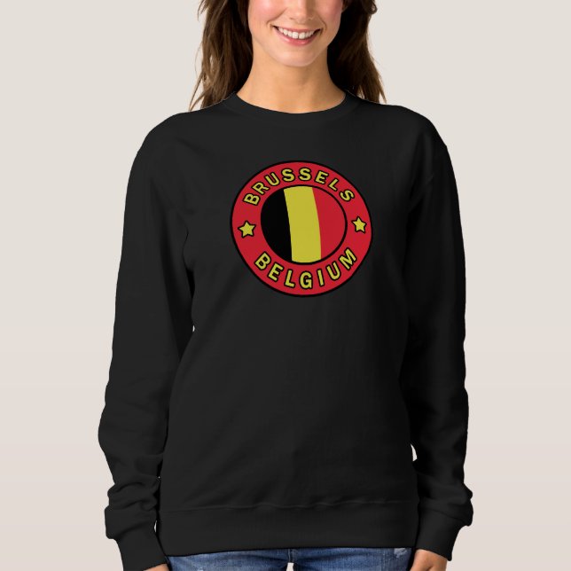 Brussels Belgium Sweatshirt (Front)