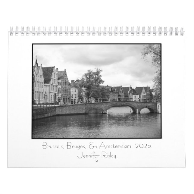 Brussels, Bruges, & Amsterdam - 2025 Calendar (Cover)
