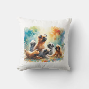 Brussels Griffon 030624AREF110 - Watercolor Cushion