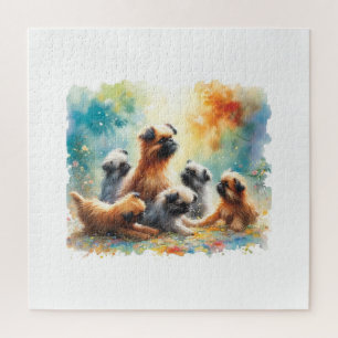 Brussels Griffon 030624AREF110 - Watercolor Jigsaw Puzzle