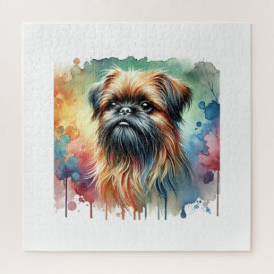 Brussels Griffon 211024AREF125 - Watercolor Jigsaw Puzzle