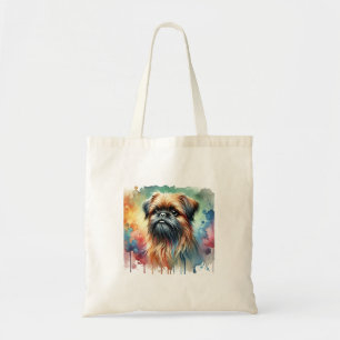 Brussels Griffon 211024AREF125 - Watercolor Tote Bag
