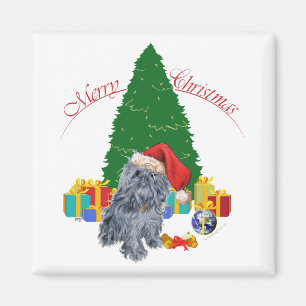 Brussels Griffon Christmas Magnet