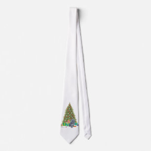 Brussels Griffon Christmas Tree Tie