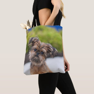Brussels Griffon Cute Puppy Dog Tote Bag