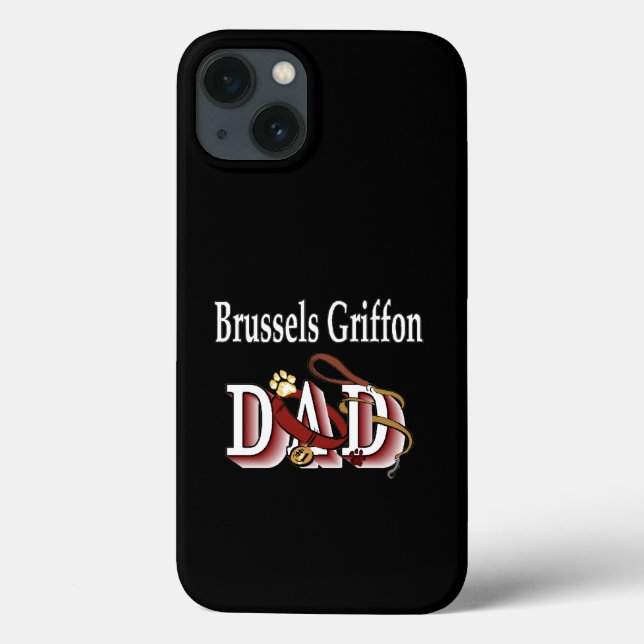 Brussels Griffon Dad Case-Mate iPhone Case (Back)