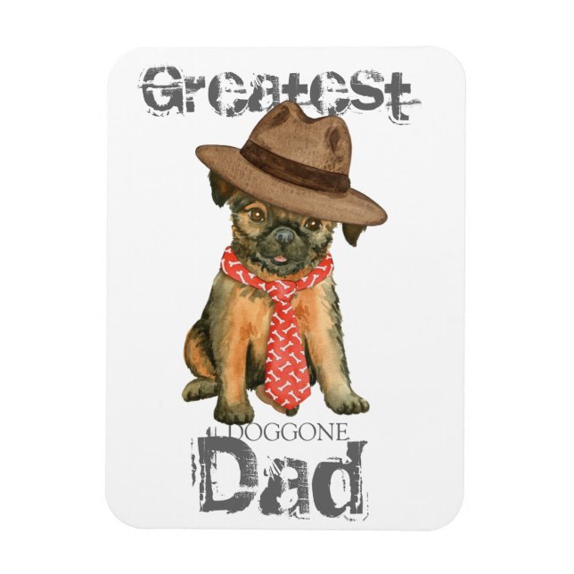 Brussels Griffon Dad Magnet (Vertical)