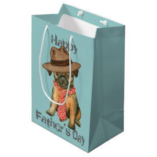Brussels Griffon Dad Medium Gift Bag