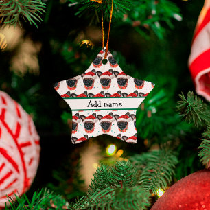 Brussels Griffon Dog Breed Christmas Ceramic Ornament