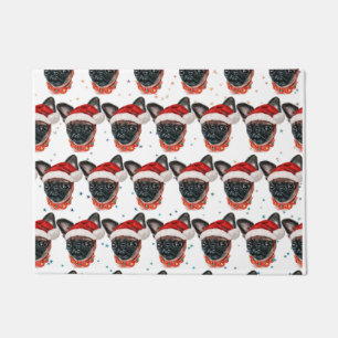Brussels Griffon Dog Breed Christmas Doormat