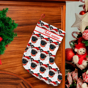 Brussels Griffon Dog Breed Christmas Small Christmas Stocking
