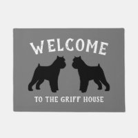 Brussels Griffon Dog Breed Silhouettes Custom