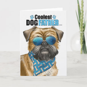 Brussels Griffon Dog Coolest Dad Ever Father's Day Holiday Card
