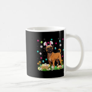 Brussels Griffon Dog Easter Egg Hunt Bunny Ear Hap Coffee Mug