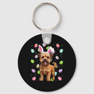 Brussels Griffon Dog Happy Easter Egg Hunt Bunny E Key Ring