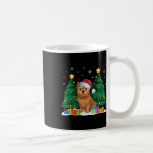 Brussels Griffon Dog Lovers Santa Hat Ugly Christm Coffee Mug