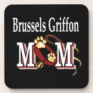 Brussels Griffon Dog MOM Coaster
