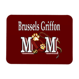 Brussels Griffon Dog MOM Magnet