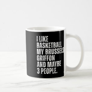 Brussels Griffon Dog Owner Sketll Lover Funny Coffee Mug