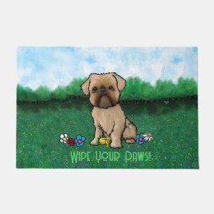 Brussels Griffon Garden Helper Doormat