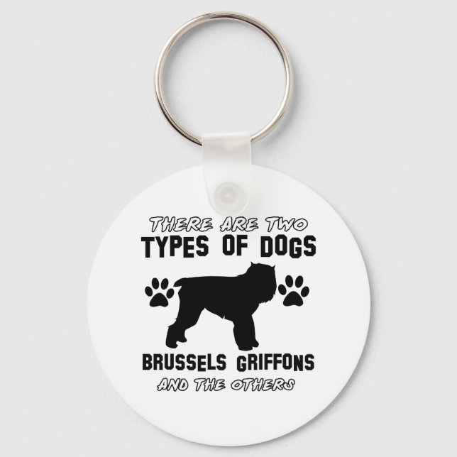 BRUSSELS GRIFFON gift items Key Ring (Front)