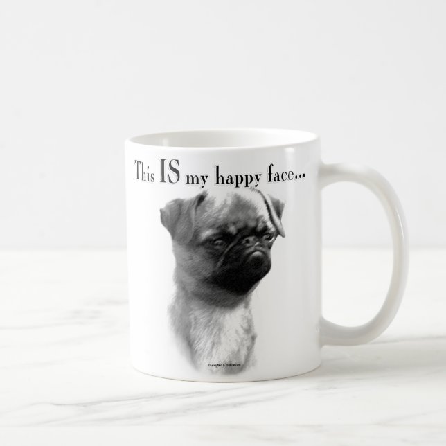 Brussels Griffon Happy Face Coffee Mug (Right)