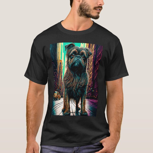 Brussels Griffon in the Big Apple 2 T-Shirt (Front)