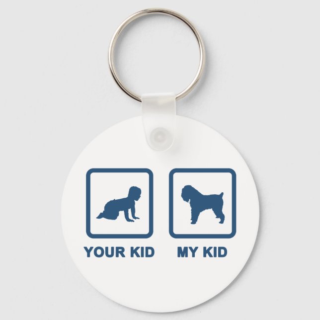 Brussels Griffon Key Ring (Front)