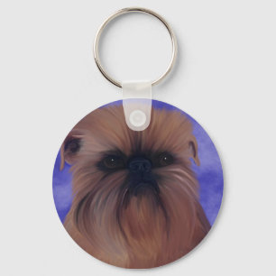 Brussels Griffon Key Ring