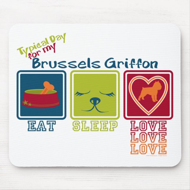 Brussels Griffon Mouse Pad (Front)