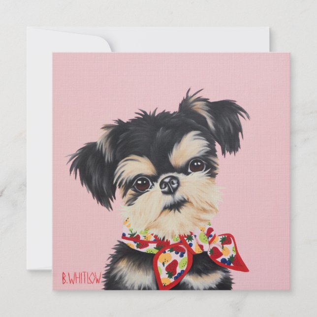 Brussels Griffon Note Cards (Front)
