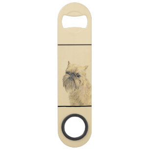 Brussels Griffon Painting - Cute Original Dog Art