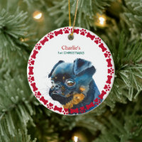 Brussels Griffon Personalised Christmas 