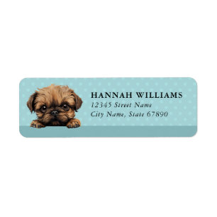 Brussels Griffon Return Address Label