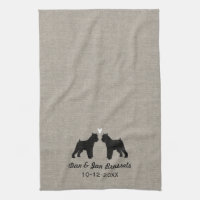 Brussels Griffon Silhouettes with Heart