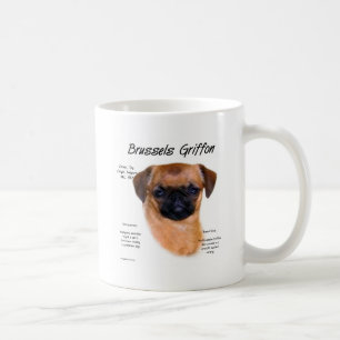 Brussels Griffon (smooth) History Design Coffee Mug