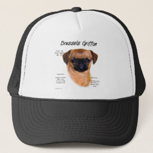 Brussels Griffon (smooth) History Design Trucker Hat