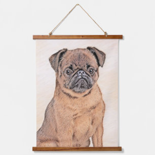 Brussels Griffon Smooth Painting Original Dog Art Hanging Tapestry