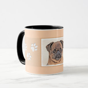Brussels Griffon Smooth Painting Original Dog Art Mug