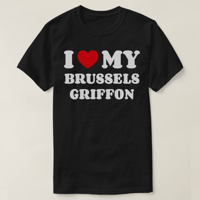 Brussels Griffon T-Shirt (Design Front)