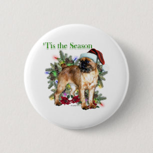 Brussels Griffon ‘Tis 6 Cm Round Badge