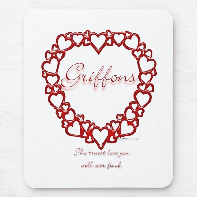 Brussels Griffon True Love Mouse Pad (Front)