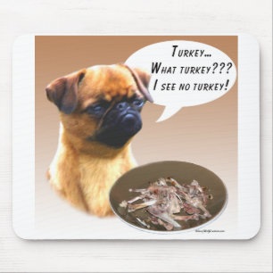 Brussels Griffon Turkey Mouse Pad
