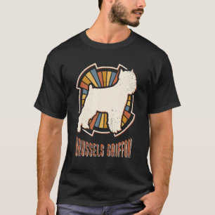 Brussels Griffon Vintage Classic Retro Dog Love T-Shirt