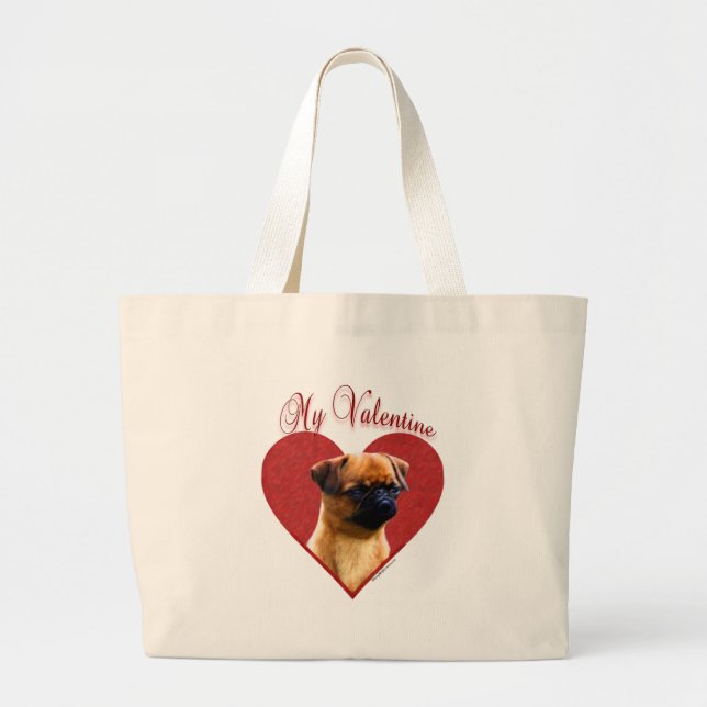 Brussels(smooth) Valentine Large Tote Bag (Front)