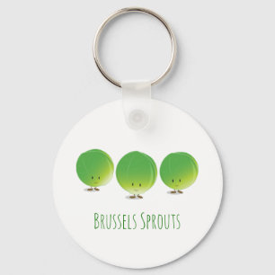 Brussels Sprouts Keychain