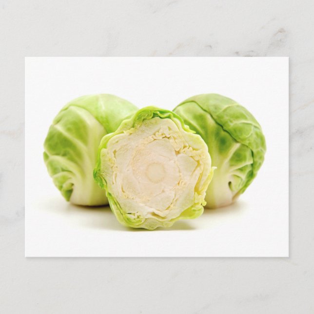 Brussels sprouts postcard (Front)