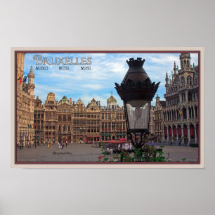 Brussels - The Grand Place Poster