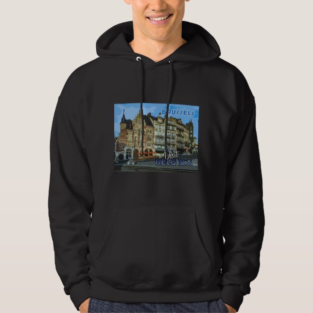 Brussels View from serie Visit... Hoodie (Front)
